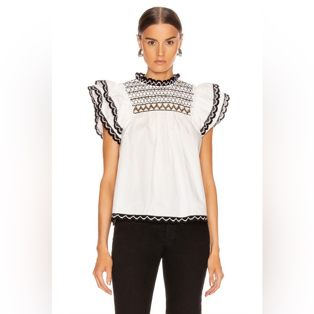 Ulla Johnson Hazel Top (Blanc) *NEVER WORN*